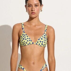 Faithfull the Brand Flora Bikini Top in Gita Floral
